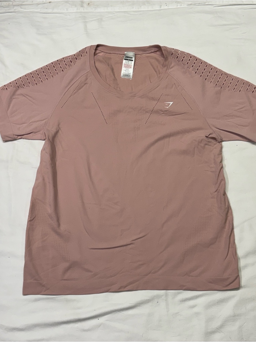 Gymshark Dusty Rose Seamless Short Sleeve Tee